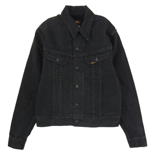 RRL ダブルアールエル Worn-In ウォーンイン ヴィンテージ加工 ブラック デニム トラッカー ジャケット ブラック系 S【中古】