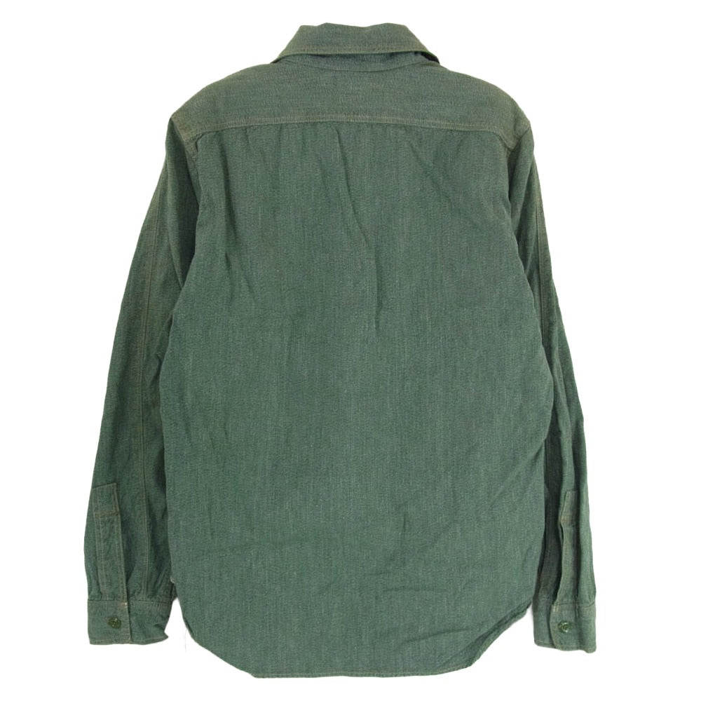 BOOTLEGGERS ブートレガーズ NEAL CASSADY ニールキャサディ 長袖 ワーク シャツ グリーン系 グリーン系 14【中古】