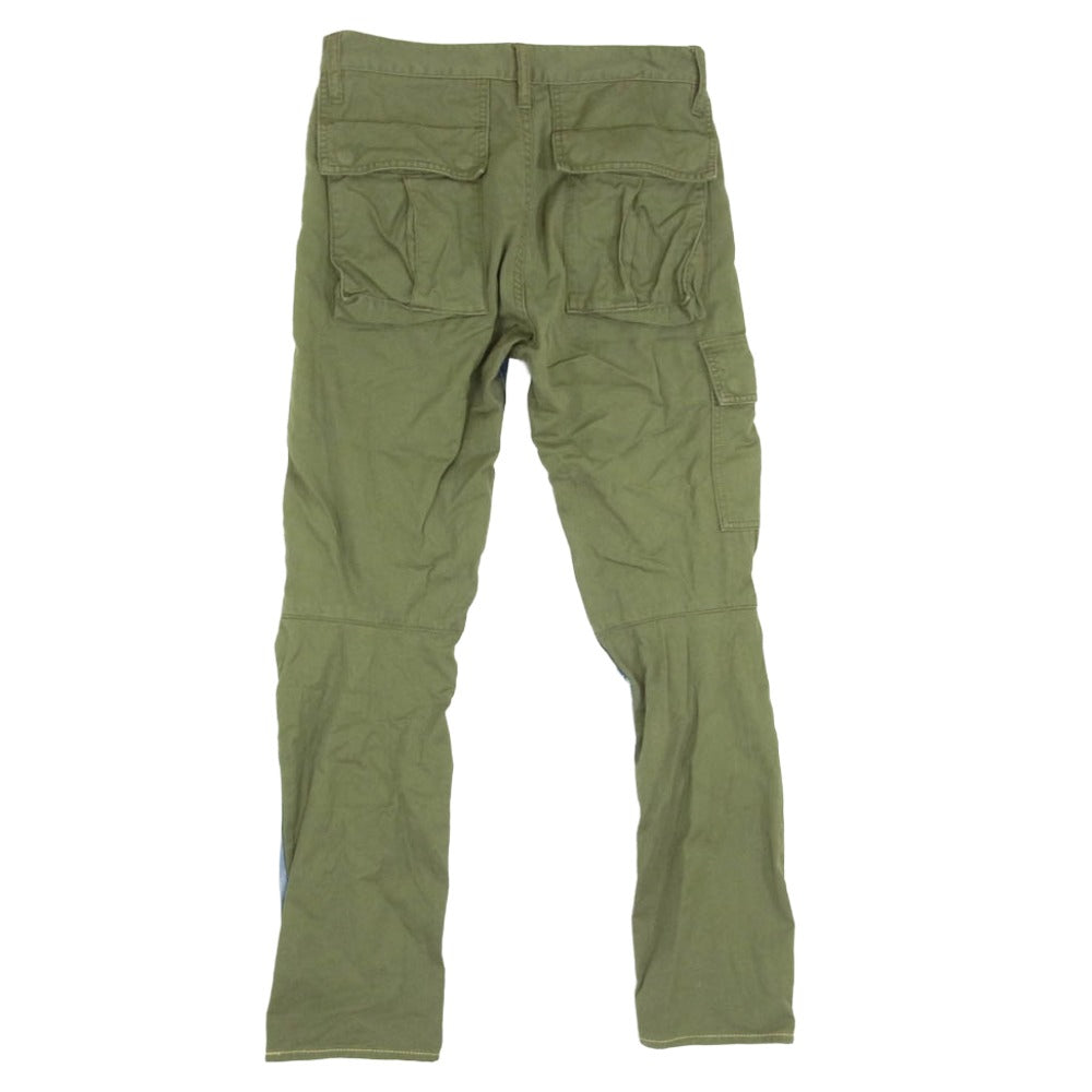 HYSTERIC GLAMOUR ヒステリックグラマー 02173AP16 デニム ドッキング 再構築 カーゴ パンツ インディゴブルー系 28【中古】