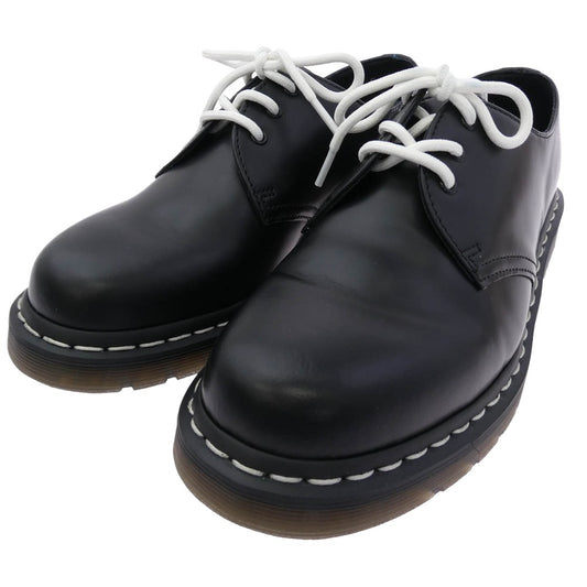 Dr.Martens ドクターマーチン 1461 ホワイトステッチ 3ホール シューズ ブラック系 ホワイト系 US8【美品】【中古】