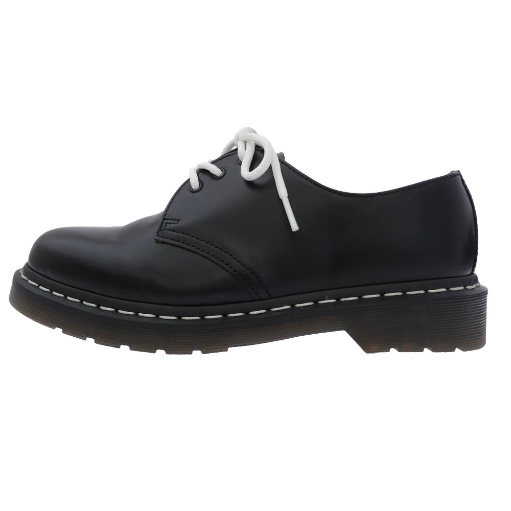 Dr.Martens ドクターマーチン 1461 ホワイトステッチ 3ホール シューズ ブラック系 ホワイト系 US8【美品】【中古】