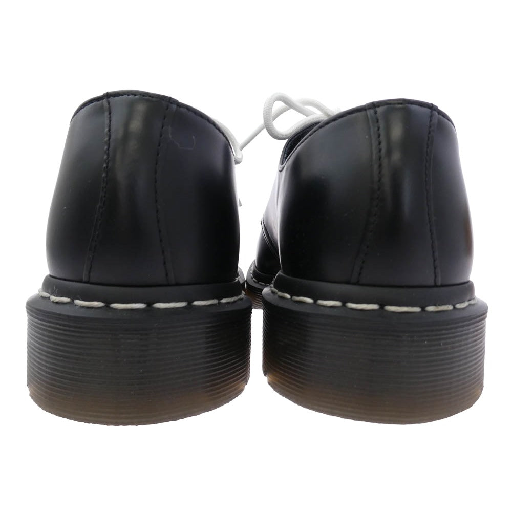 Dr.Martens ドクターマーチン 1461 ホワイトステッチ 3ホール シューズ ブラック系 ホワイト系 US8【美品】【中古】
