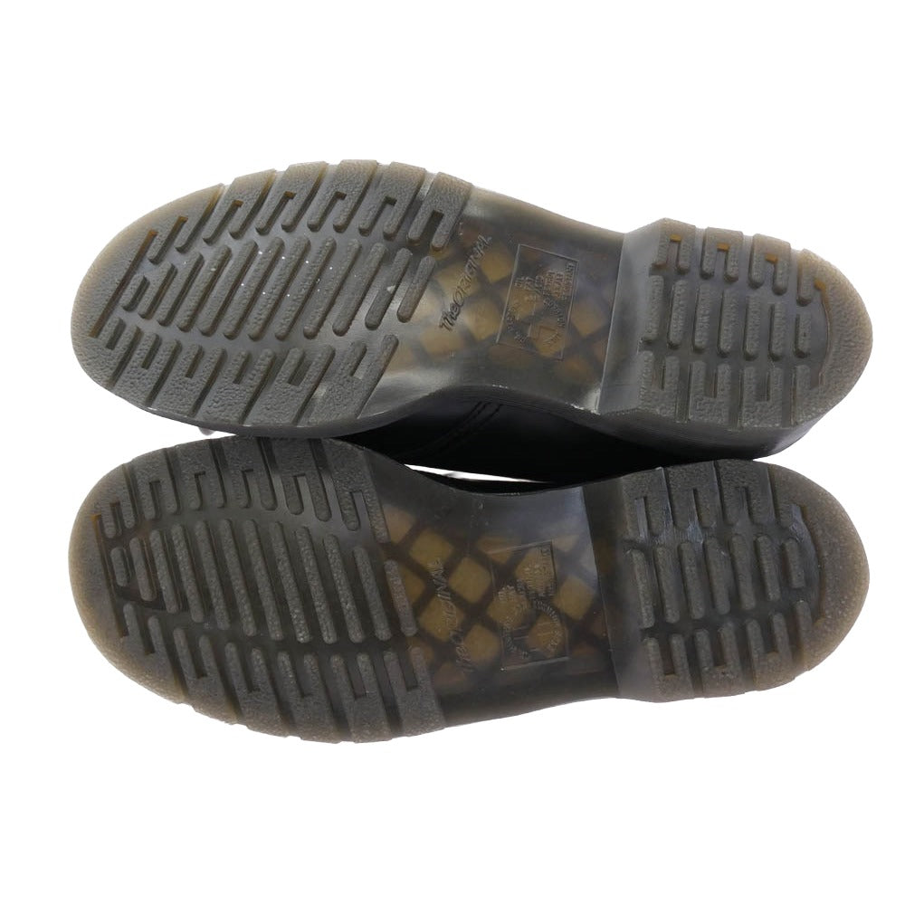 Dr.Martens ドクターマーチン 1461 ホワイトステッチ 3ホール シューズ ブラック系 ホワイト系 US8【美品】【中古】