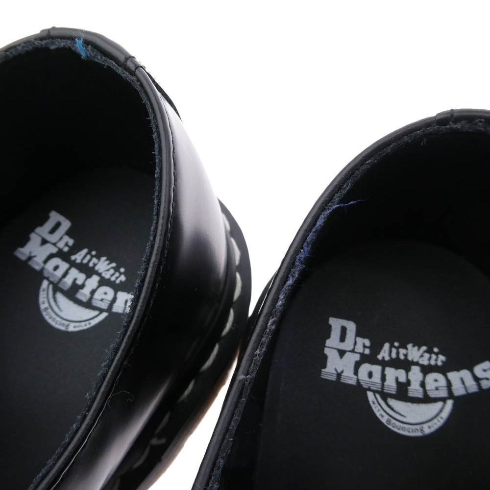 Dr.Martens ドクターマーチン 1461 ホワイトステッチ 3ホール シューズ ブラック系 ホワイト系 US8【美品】【中古】
