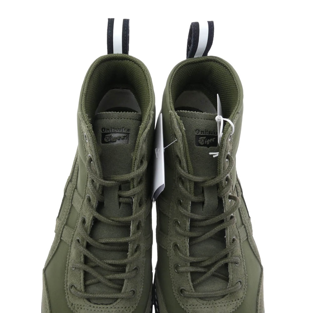 ONITSUKA TIGER オニツカタイガー 1183B514-300 Mexico Rinkan メキシコ リンカン ブーツ グリーン系 ブラック系 ホワイト系 25.5cm【新古品】【未使用】【中古】