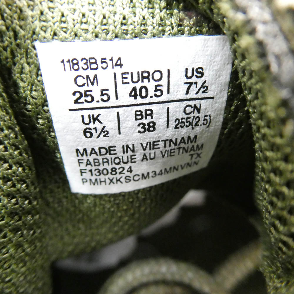 ONITSUKA TIGER オニツカタイガー 1183B514-300 Mexico Rinkan メキシコ リンカン ブーツ グリーン系 ブラック系 ホワイト系 25.5cm【新古品】【未使用】【中古】