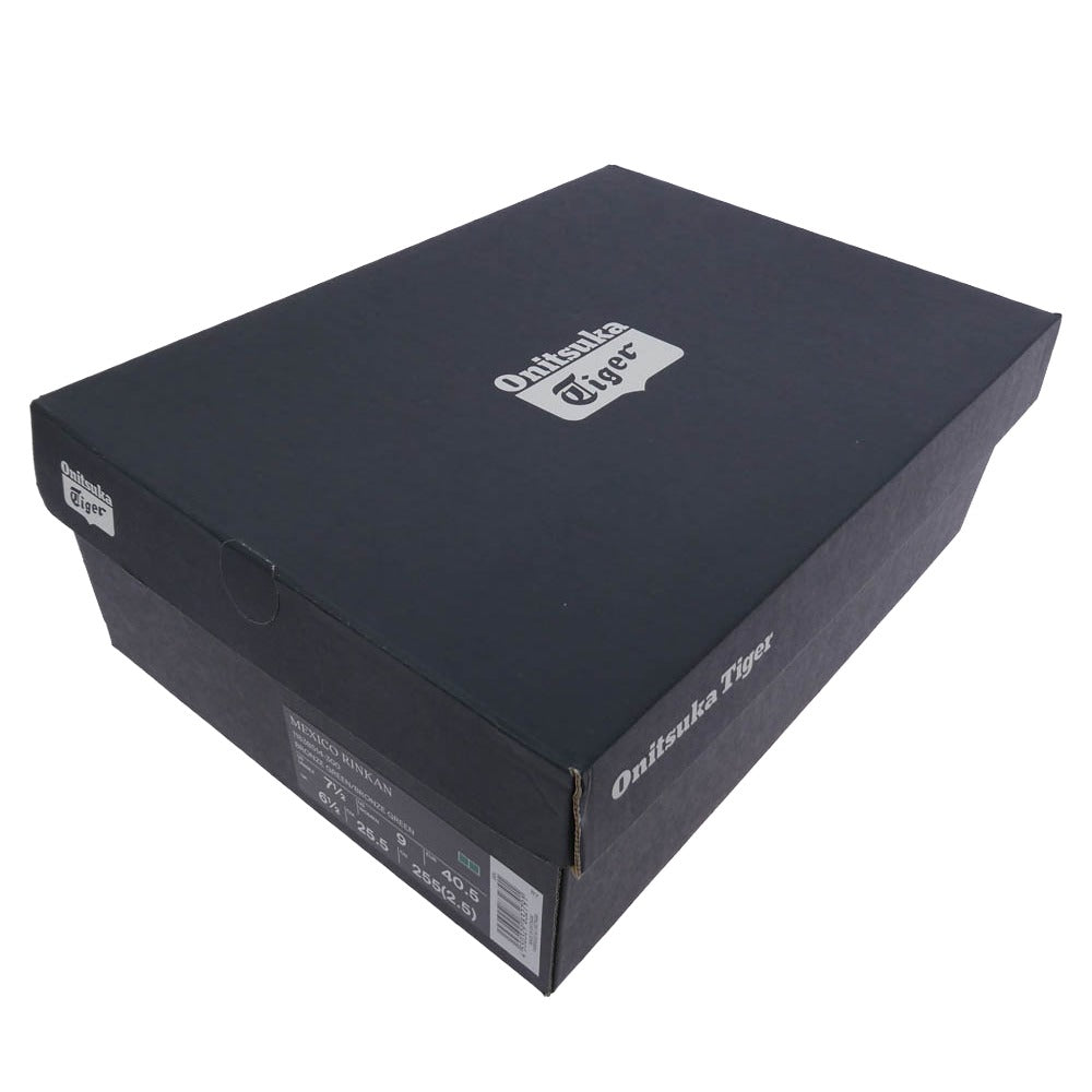ONITSUKA TIGER オニツカタイガー 1183B514-300 Mexico Rinkan メキシコ リンカン ブーツ グリーン系 ブラック系 ホワイト系 25.5cm【新古品】【未使用】【中古】