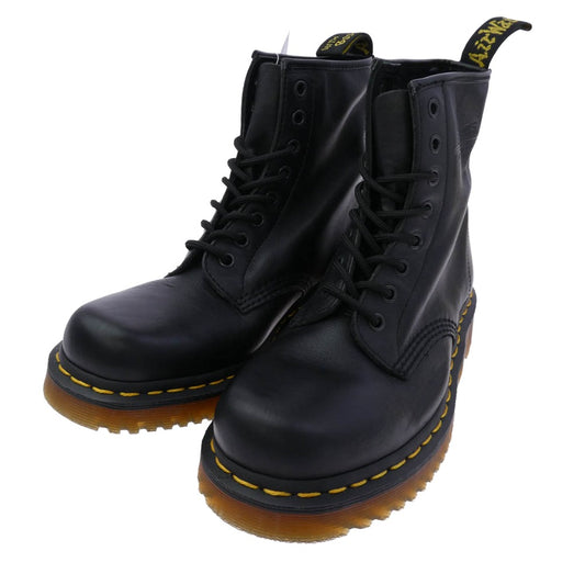 Dr.Martens ドクターマーチン 1460 NAPPA ナッパレザー 8 ホール ブーツ ブラック系 イエロー系 US7【極上美品】【中古】