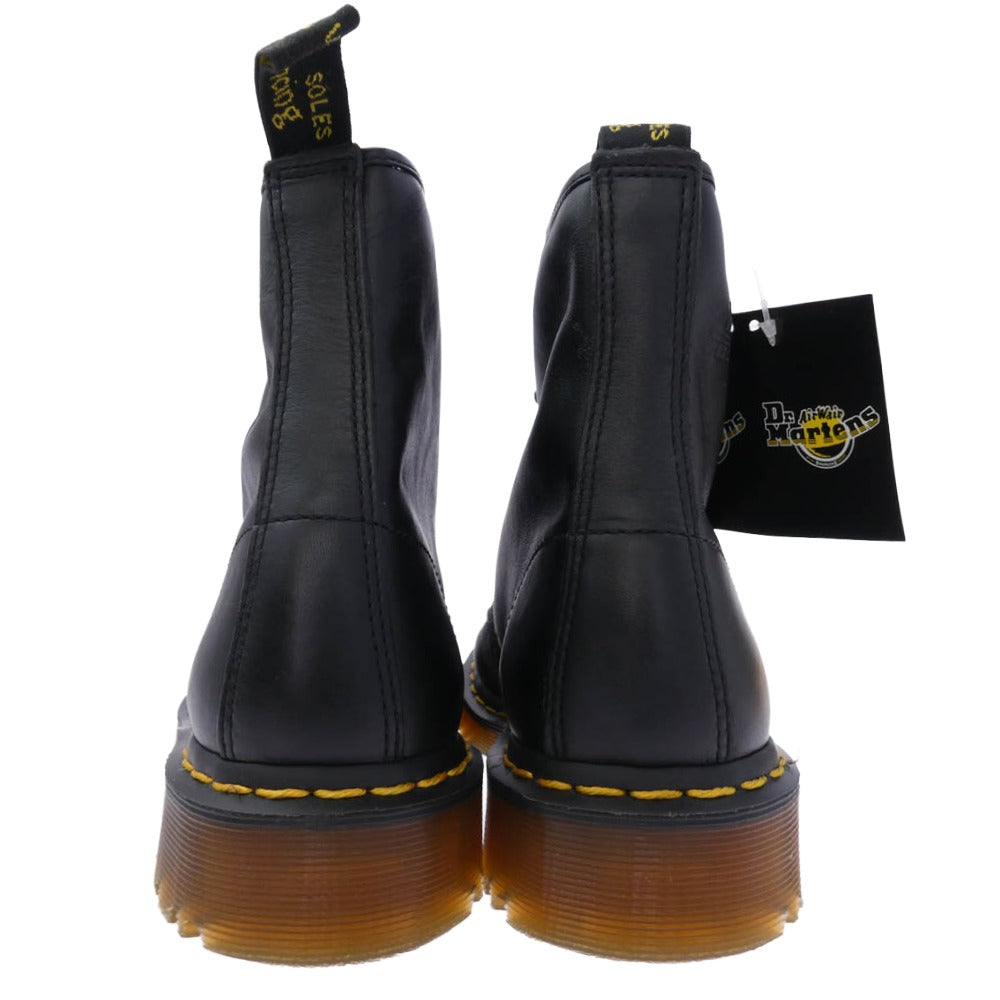 Dr.Martens ドクターマーチン 1460 NAPPA ナッパレザー 8 ホール ブーツ ブラック系 イエロー系 US7【極上美品】【中古】