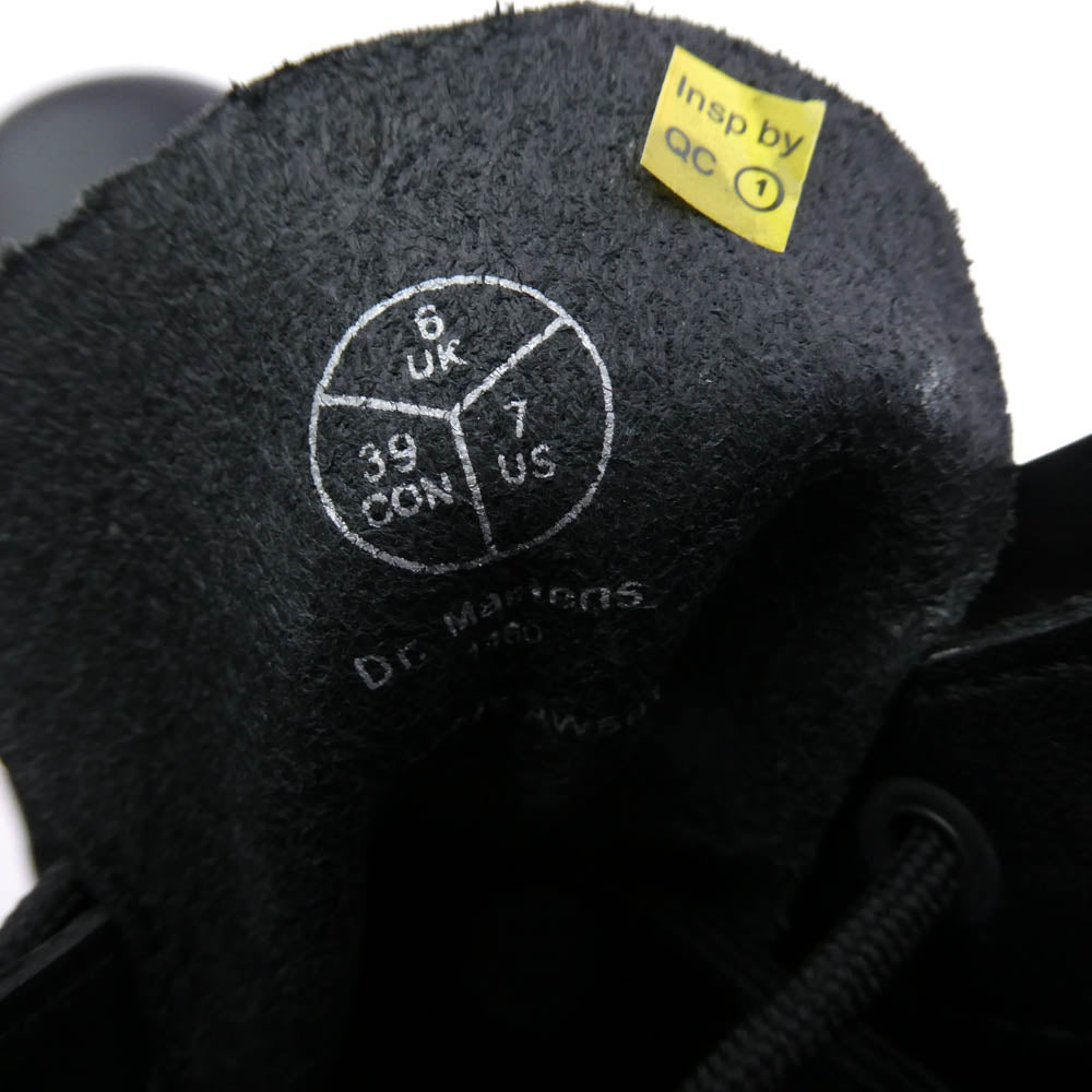 Dr.Martens ドクターマーチン 1460 NAPPA ナッパレザー 8 ホール ブーツ ブラック系 イエロー系 US7【極上美品】【中古】