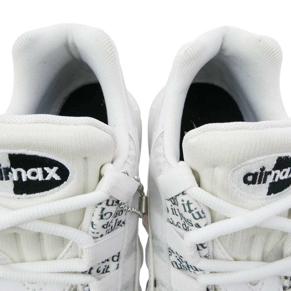 NIKE ナイキ AV6246-100 Just Do It Collection Air Max 95 White ジャスト ドゥー イット コレクション エアマックス95 ローカットスニーカー ホワイト系 27cm【中古】