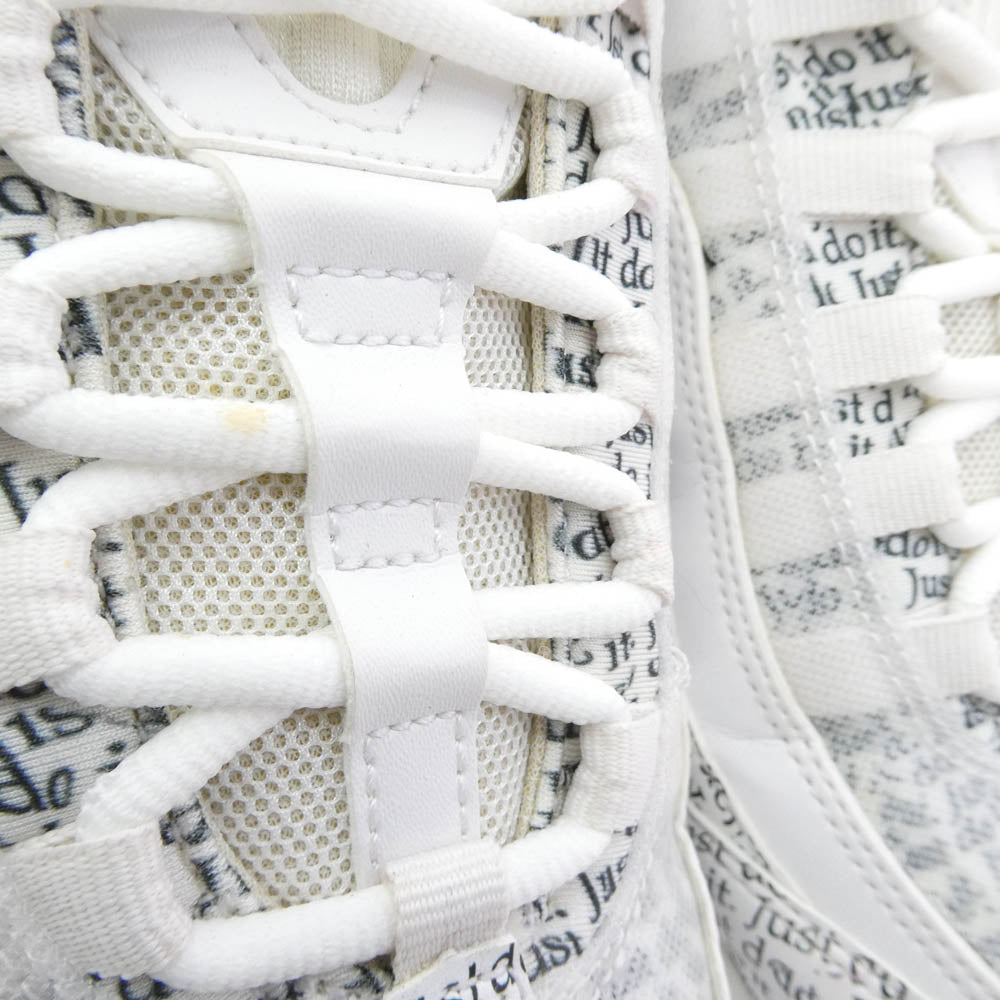 NIKE ナイキ AV6246-100 Just Do It Collection Air Max 95 White ジャスト ドゥー イット コレクション エアマックス95 ローカットスニーカー ホワイト系 27cm【中古】
