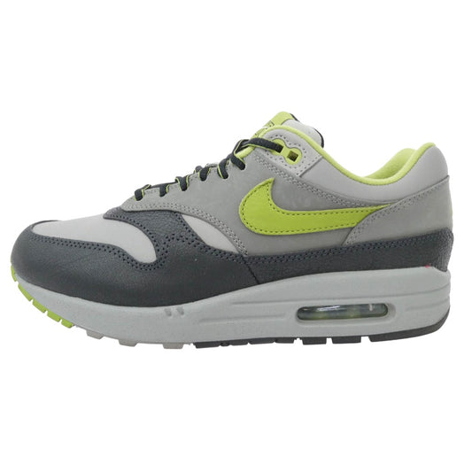 NIKE ナイキ HF3713-002 × HUF ハフ Air Max 1 Anthracite and Medium Grey エアマックス1 ローカットスニーカー グレー系 グリーン系 26cm【中古】