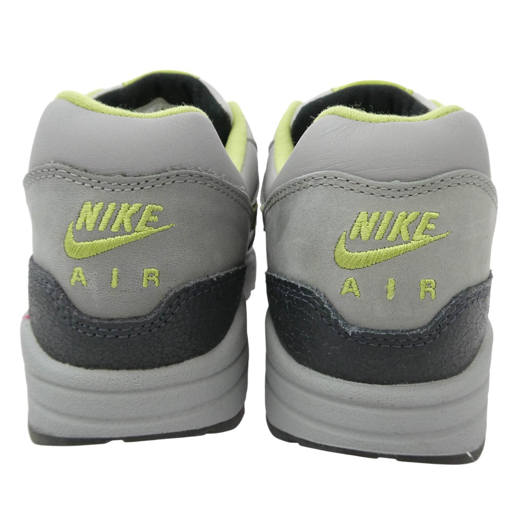 NIKE ナイキ HF3713-002 × HUF ハフ Air Max 1 Anthracite and Medium Grey エアマックス1 ローカットスニーカー グレー系 グリーン系 26cm【中古】