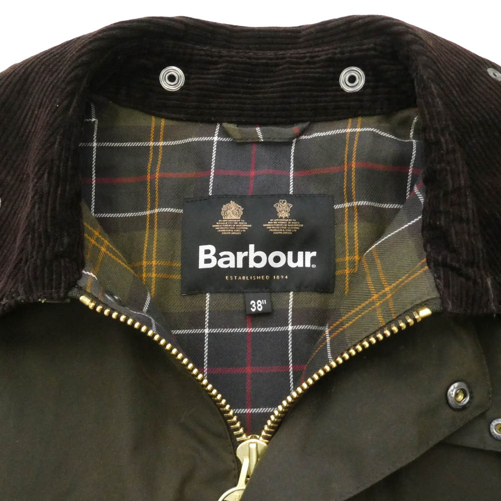 Barbour バブアー 24AW 242MWX1678 Transport Jacket トランスポート ワックスショートジャケット ジャケット カーキ系 38【中古】