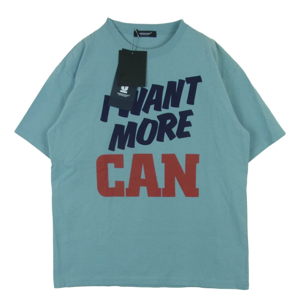 UNDERCOVER アンダーカバー UC2D9802 I WANT MORE CAN 半袖 Tシャツ ライトブルー系 A.LIGHT BLUE 3【中古】