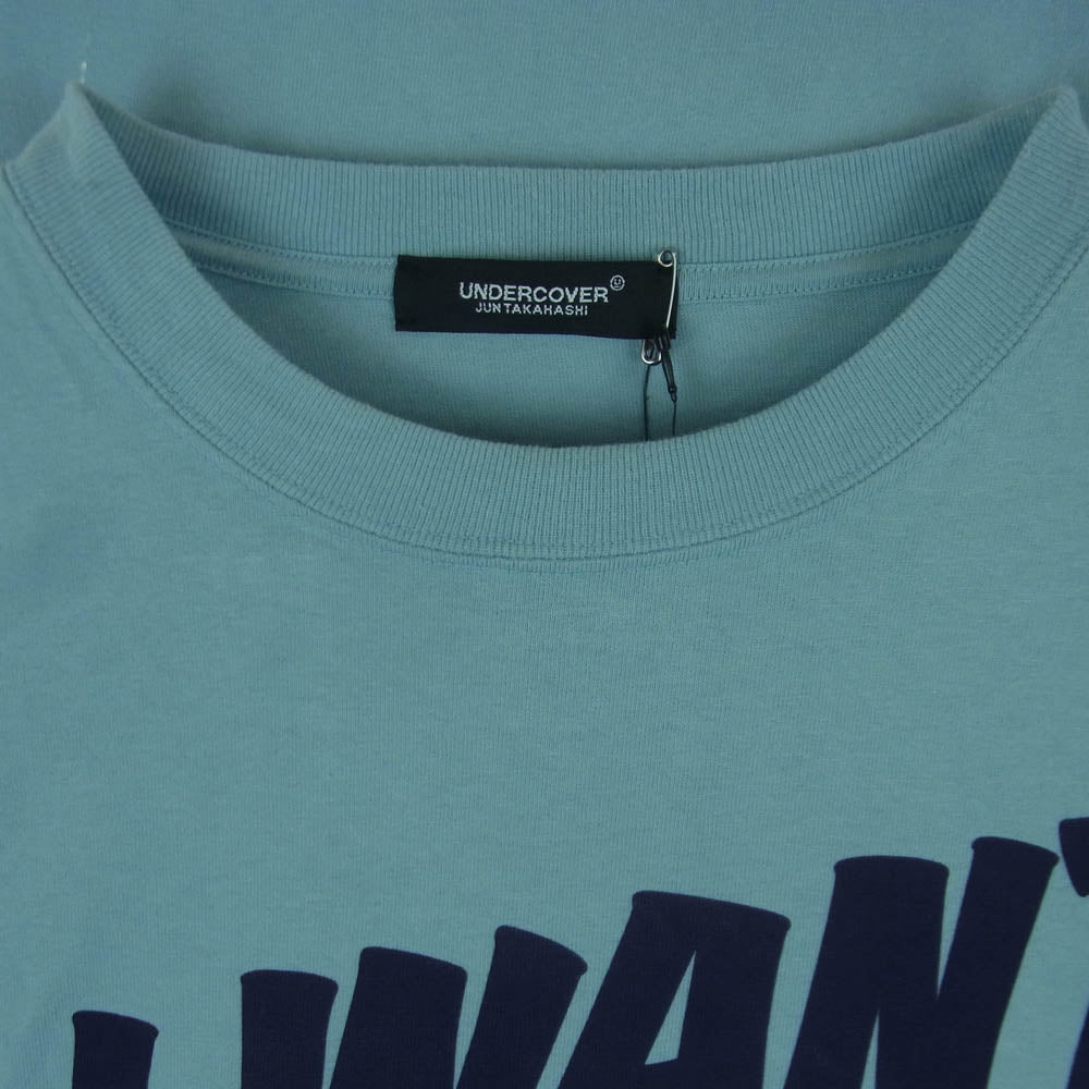UNDERCOVER アンダーカバー UC2D9802 I WANT MORE CAN 半袖 Tシャツ ライトブルー系 A.LIGHT BLUE 3【中古】