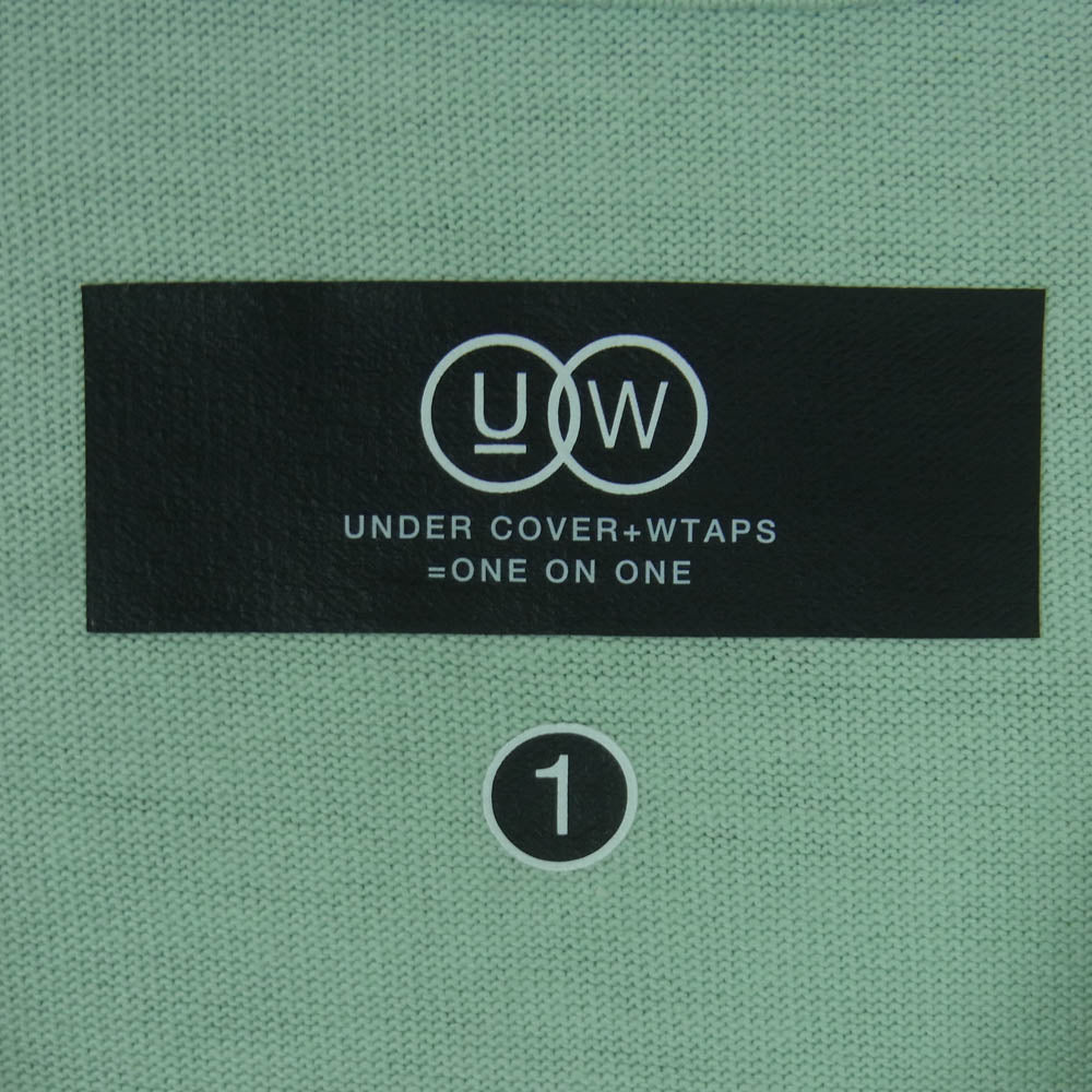 UNDERCOVER アンダーカバー 25SS UC2E9802-4 WTAPS ダブルタップス one on one 七人の侍 半袖 Tシャツ ライトグリーン系 ミントグリーン系 1【中古】