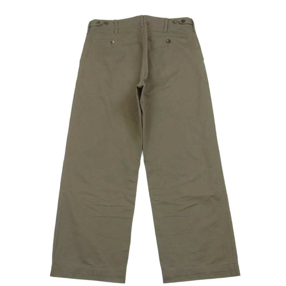 AURALEE オーラリー 19AW A9AP01CN WASHED FINX CHINO PANTS ウォッシュド フィンクス チノ パンツ トラウザー ベージュ系 グレイッシュベージュ系 4【中古】