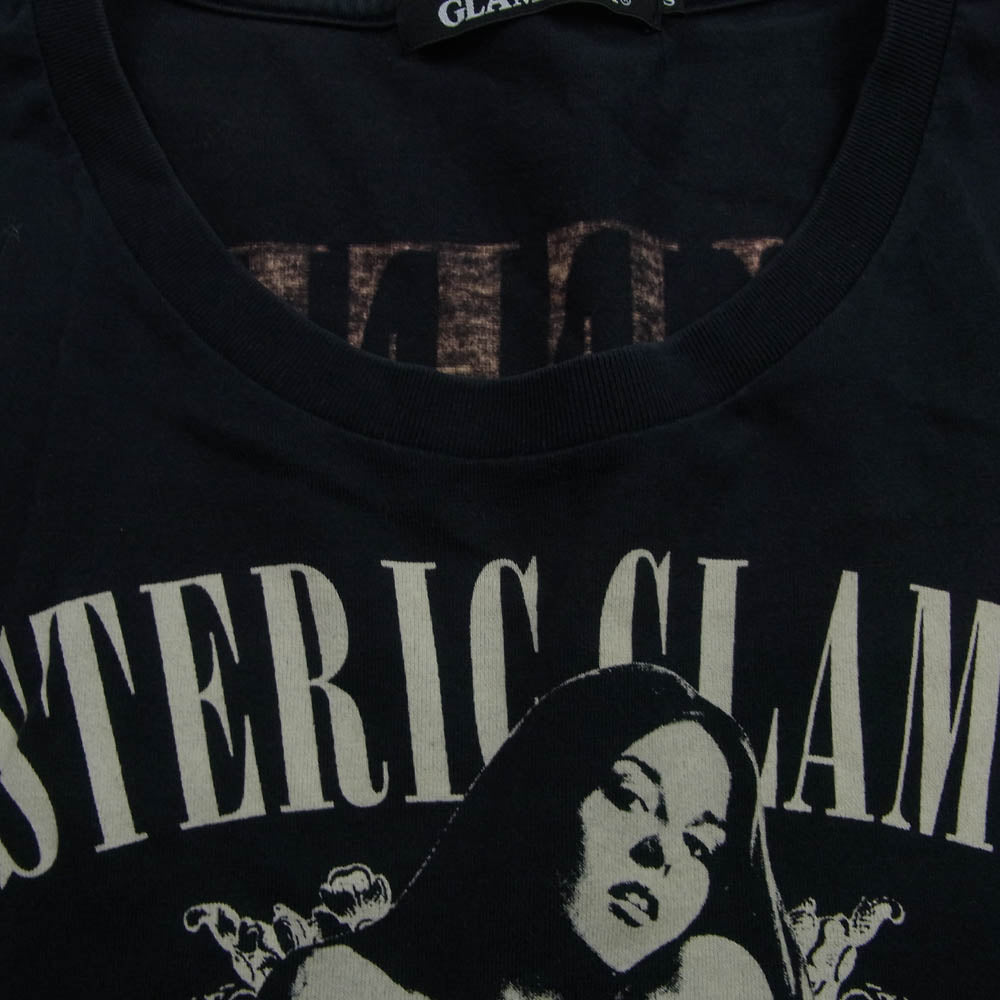 HYSTERIC GLAMOUR ヒステリックグラマー 4CT-5922 KEEP BRITAIN SEXY プリント 半袖 Tシャツ ダークネイビー系 S【中古】