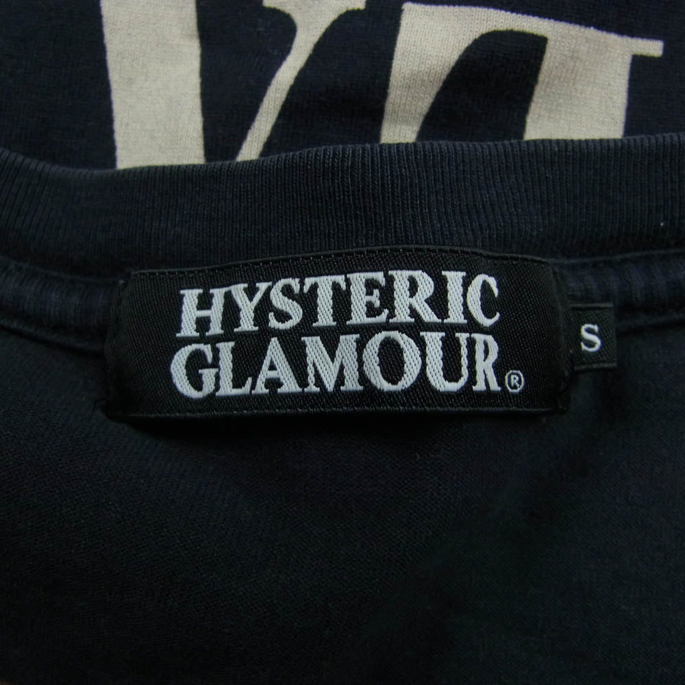 HYSTERIC GLAMOUR ヒステリックグラマー 4CT-5922 KEEP BRITAIN SEXY プリント 半袖 Tシャツ ダークネイビー系 S【中古】
