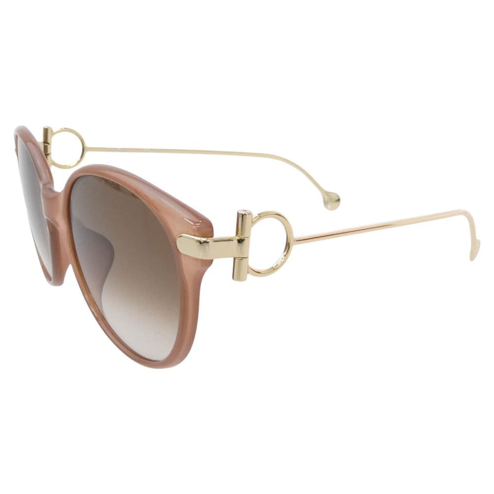 Salvatore Ferragamo サルヴァトーレフェラガモ SF934SK グラデーションレンズ サングラス ブラウン系 ゴールド系 58□17 140【中古】