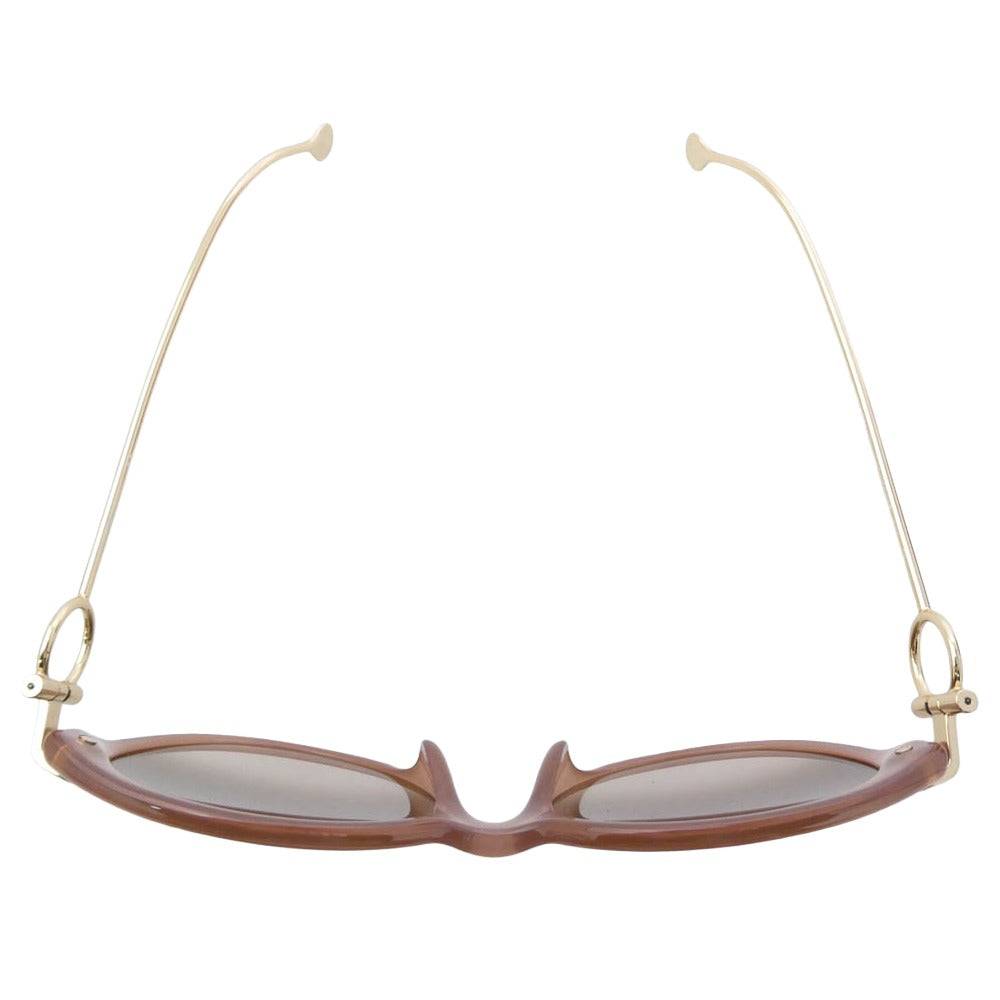 Salvatore Ferragamo サルヴァトーレフェラガモ SF934SK グラデーションレンズ サングラス ブラウン系 ゴールド系 58□17 140【中古】