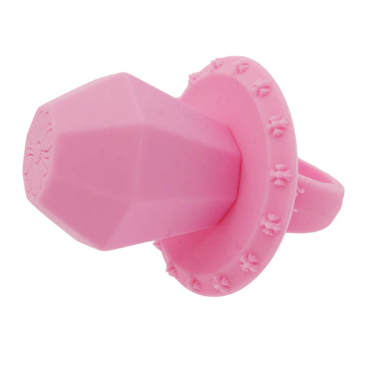 CHROME HEARTS クロムハーツ（原本無） RING POP-SLCN シリコンラバー ポップ リング ピンク系 12号【美品】【中古】