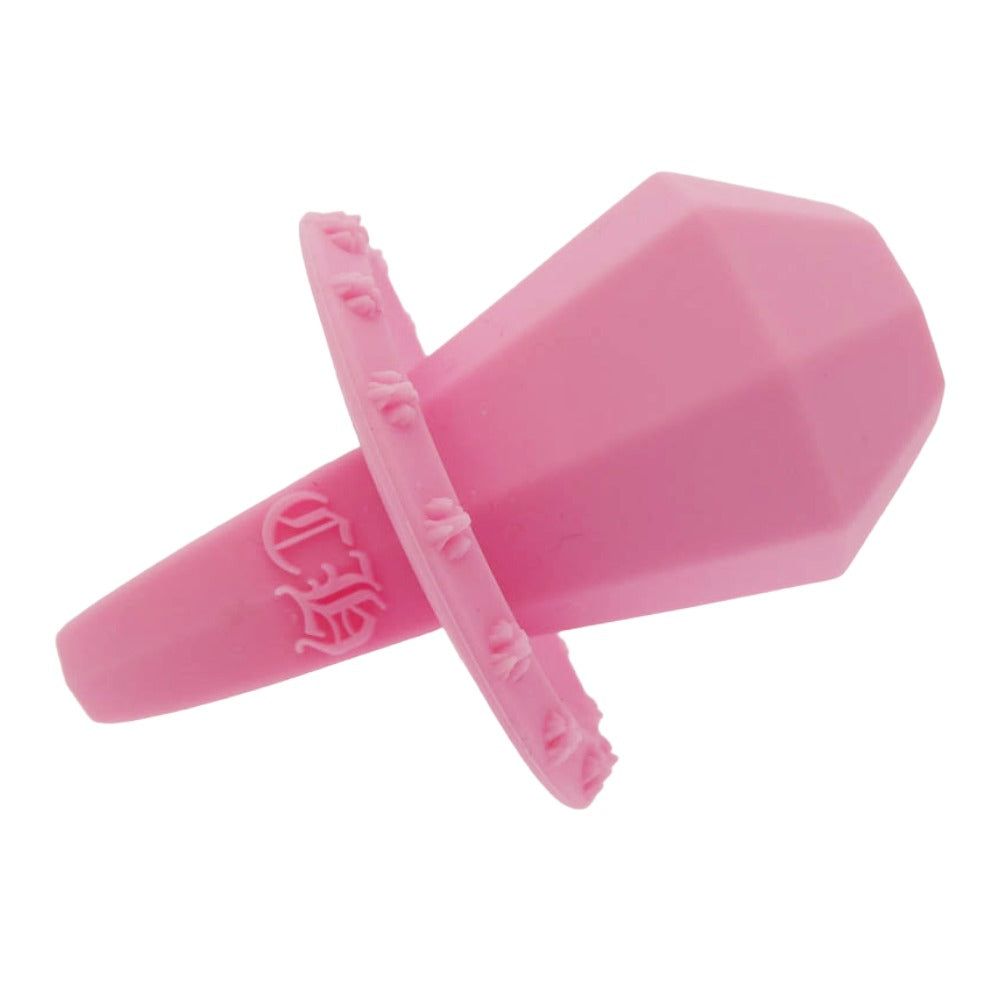 CHROME HEARTS クロムハーツ（原本無） RING POP-SLCN シリコンラバー ポップ リング ピンク系 12号【美品】【中古】