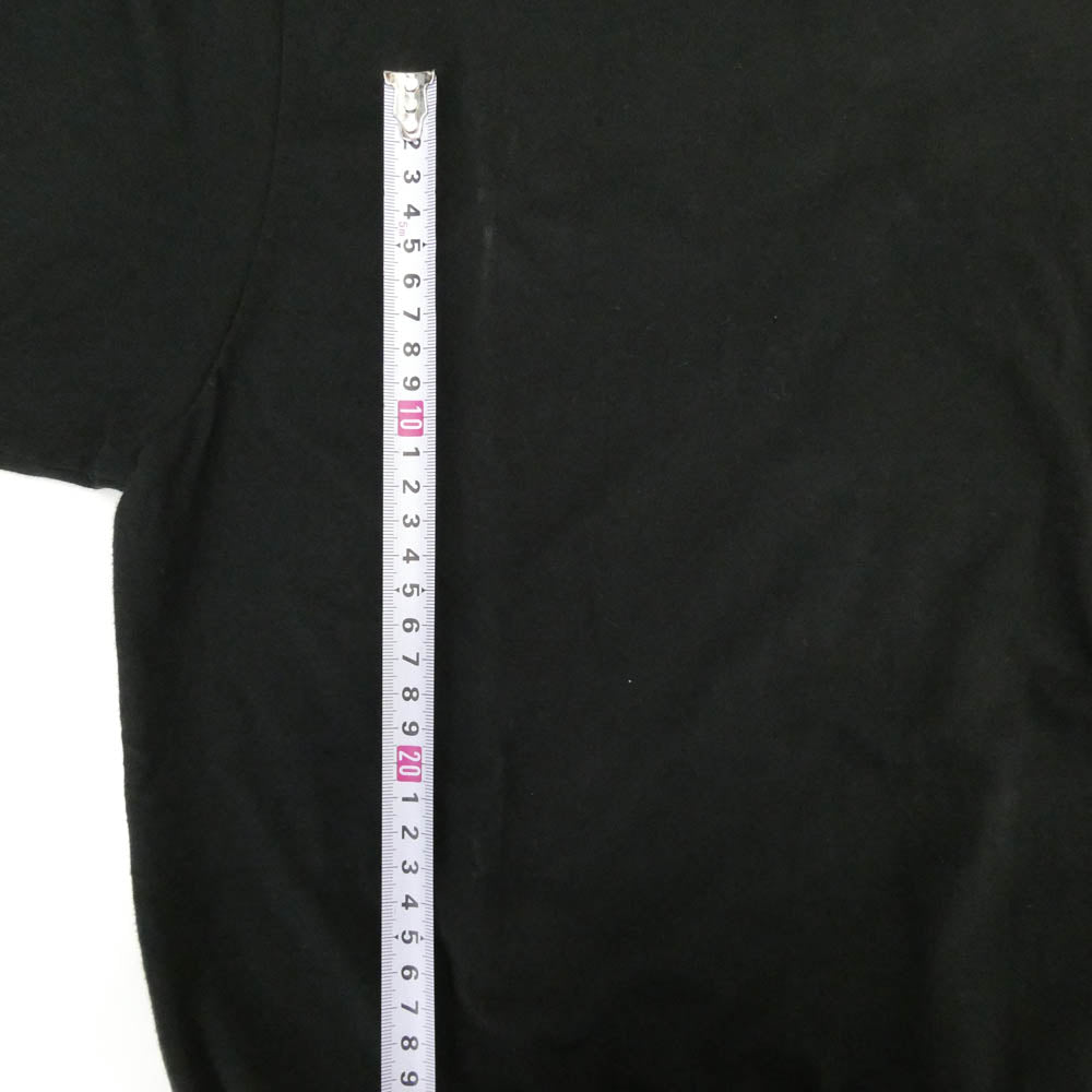 CHROME HEARTS クロムハーツ（原本無） 国内正規品 CH T-SHIRT バックプリント スクロールラベル クルーネック 半袖 Tシャツ ブラック系 L【中古】