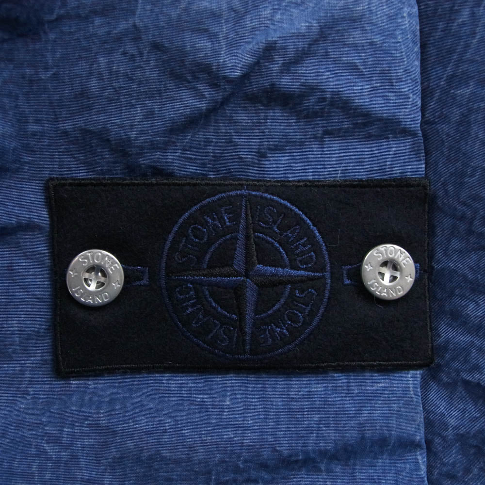 STONE ISLAND ストーンアイランド K2S153100045S00J3 Hollow Fiber Nylon Indigo-tc インディゴ染め コンパスパッチ ナイロン カーゴパンツ インディゴブルー系 28【中古】