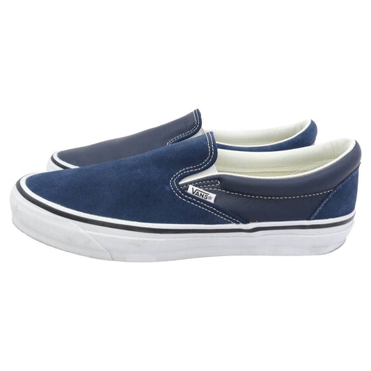 Engineered Garments エンジニアードガーメンツ VN000EBPNVY x OTW by Vans バンズ Classic Slip-On 98 スエード クラシック スリッポン スニーカー ネイビー系 28.5cm【中古】