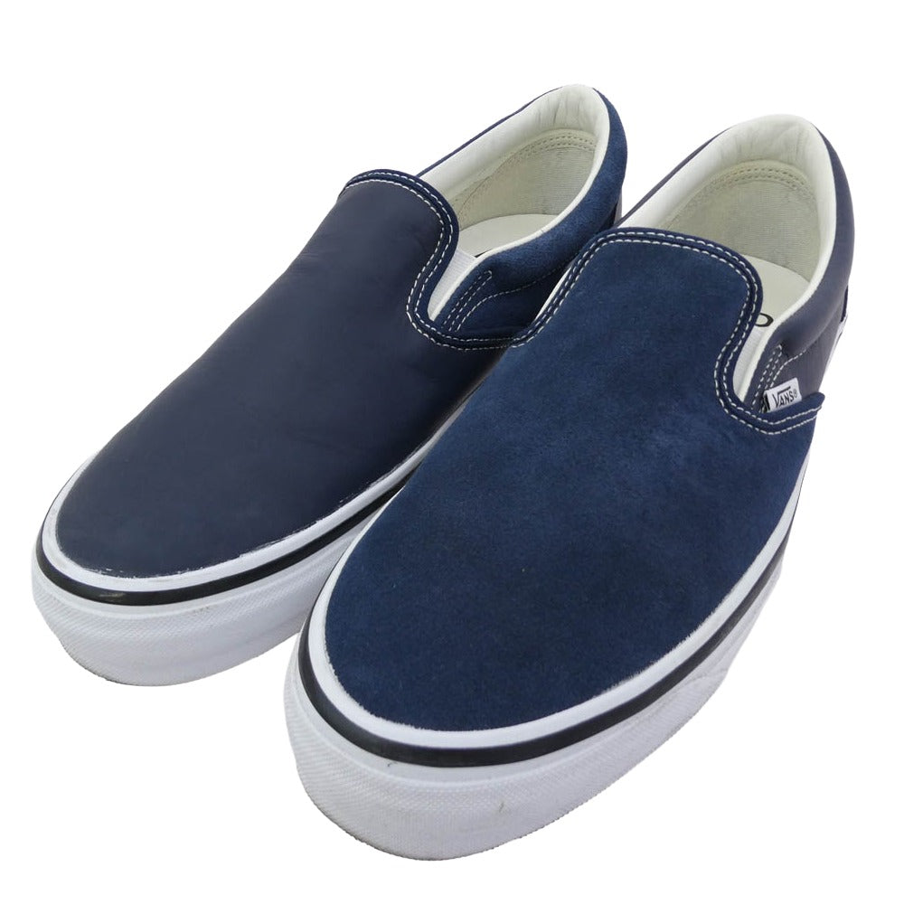 Engineered Garments エンジニアードガーメンツ VN000EBPNVY x OTW by Vans バンズ Classic Slip-On 98 スエード クラシック スリッポン スニーカー ネイビー系 28.5cm【中古】