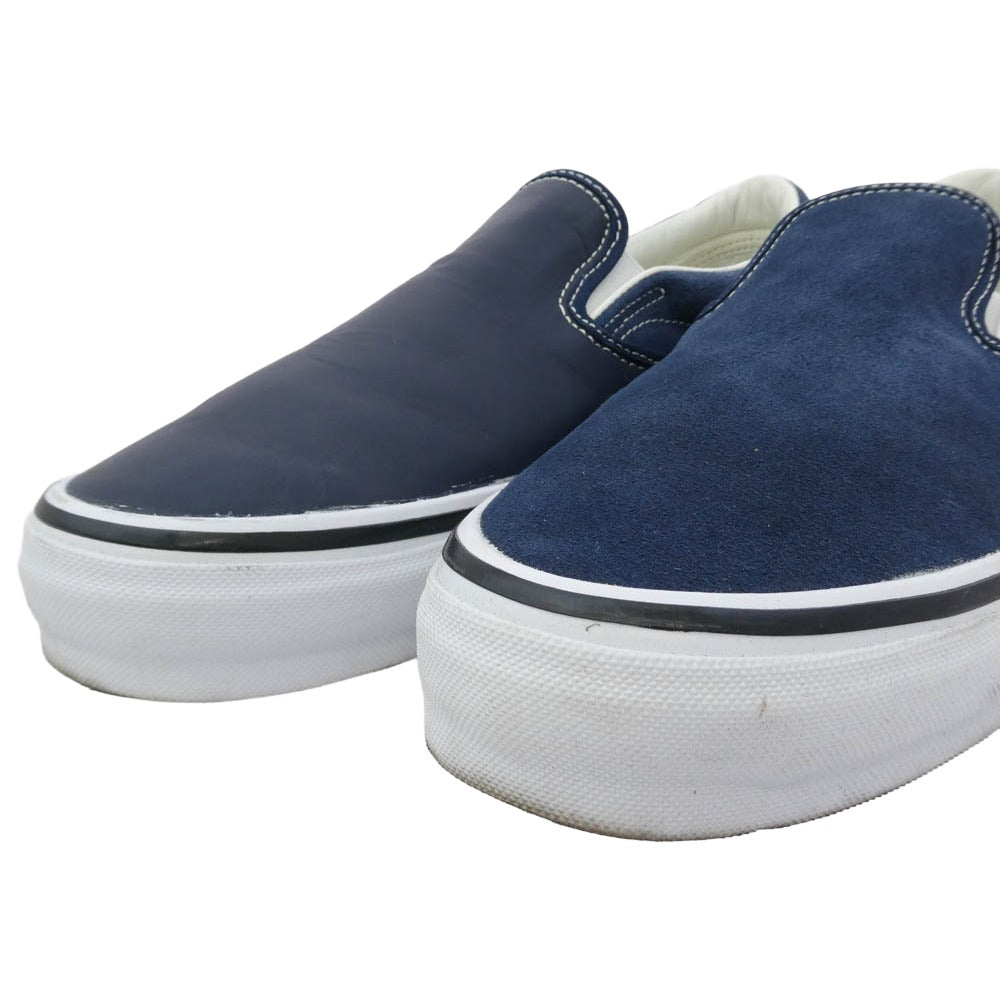 Engineered Garments エンジニアードガーメンツ VN000EBPNVY x OTW by Vans バンズ Classic Slip-On 98 スエード クラシック スリッポン スニーカー ネイビー系 28.5cm【中古】