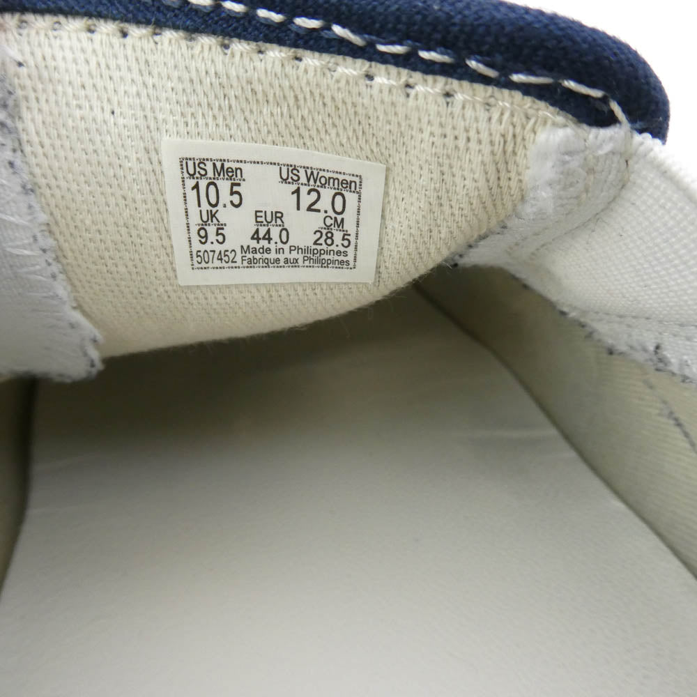 Engineered Garments エンジニアードガーメンツ VN000EBPNVY x OTW by Vans バンズ Classic Slip-On 98 スエード クラシック スリッポン スニーカー ネイビー系 28.5cm【中古】