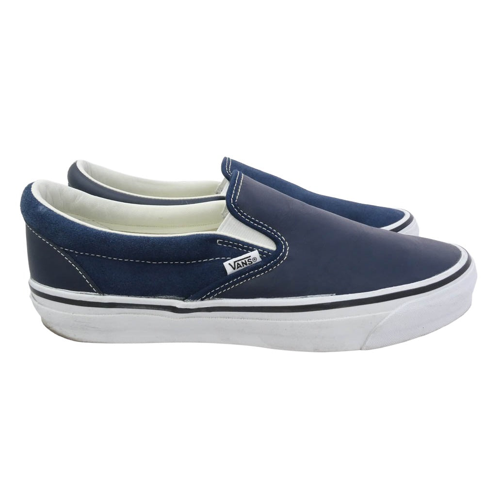 Engineered Garments エンジニアードガーメンツ VN000EBPNVY x OTW by Vans バンズ Classic Slip-On 98 スエード クラシック スリッポン スニーカー ネイビー系 28.5cm【中古】