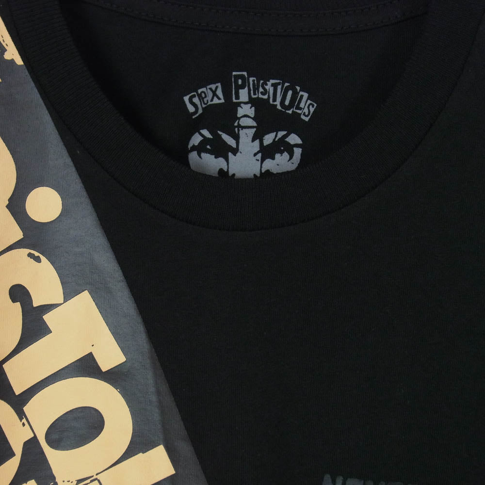 マスターマインド ワールド 25SS SEX PISTOLS セックスピストルズ No Future S-S Tee TS221 ゴッドセーブ ザ クイーン 半袖 Tシャツ ブラック系 S【美品】【中古】