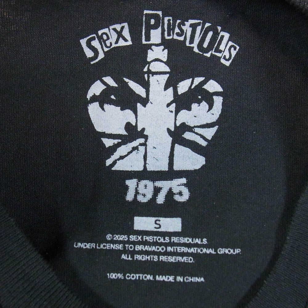 マスターマインド ワールド 25SS SEX PISTOLS セックスピストルズ No Future S-S Tee TS221 ゴッドセーブ ザ クイーン 半袖 Tシャツ ブラック系 S【美品】【中古】