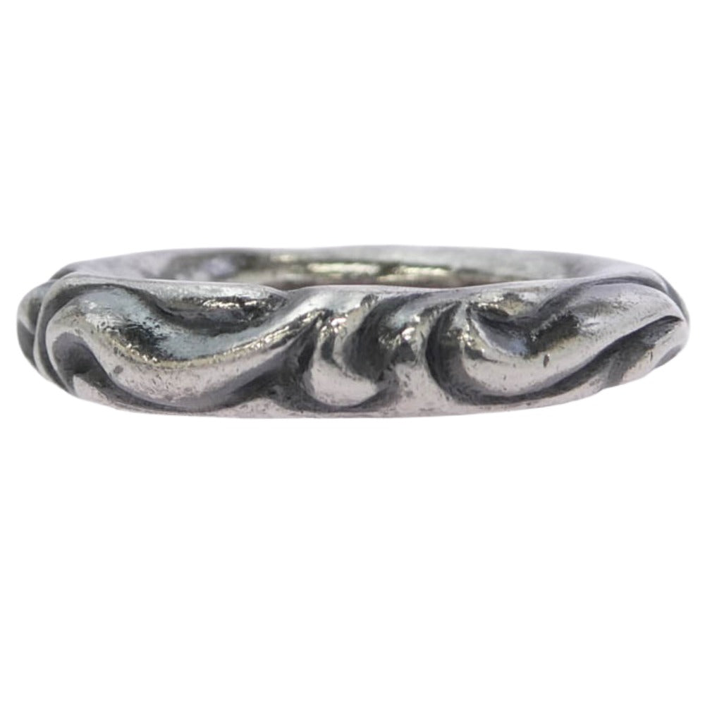 CHROME HEARTS クロムハーツ（原本無） 購入時保証書付属 SCRL BAND スクロールバンド リング シルバー系 約16号【中古】