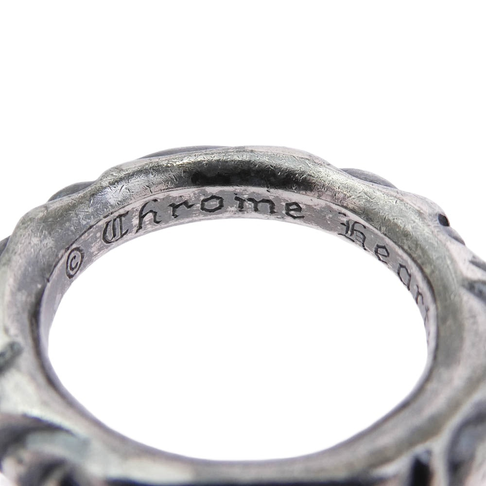 CHROME HEARTS クロムハーツ（原本無） 購入時保証書付属 SCRL BAND スクロールバンド リング シルバー系 約16号【中古】