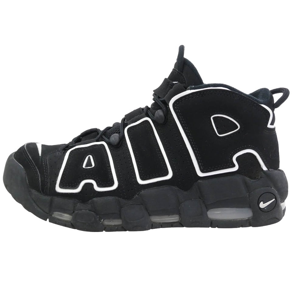NIKE ナイキ 414962-002 AIR MORE UPTEMPO エア モアアップテンポ モアテン スニーカー ブラック系 ホワイト系 27cm【中古】