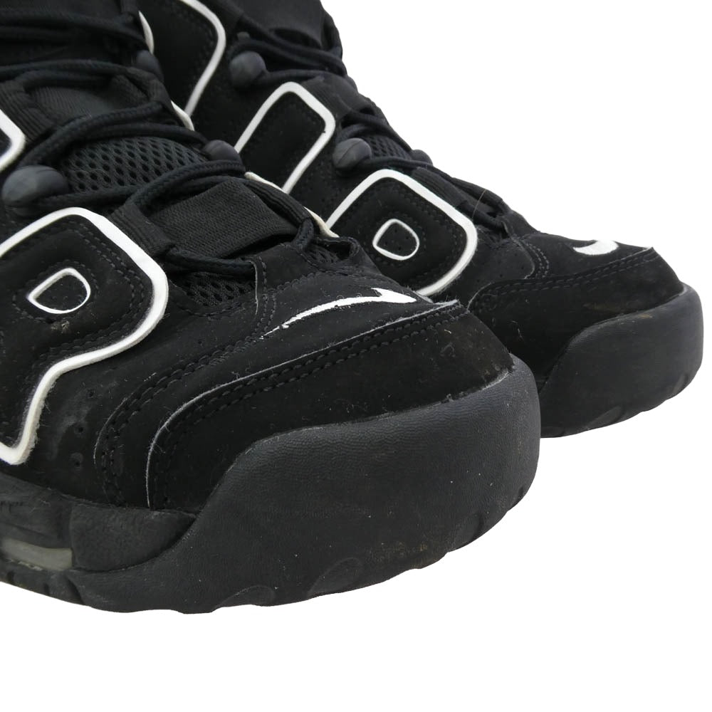 NIKE ナイキ 414962-002 AIR MORE UPTEMPO エア モアアップテンポ モアテン スニーカー ブラック系 ホワイト系 27cm【中古】
