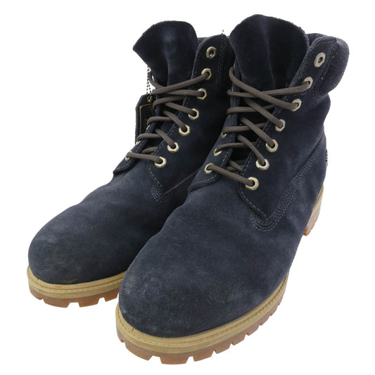 Timberland ティンバーランド Heritage 6inch Lace Up Waterproof Boot ヘリテージ 6インチ レースアップ ウォータープルーフ ブーツ ダークネイビー系 29.5cm【中古】