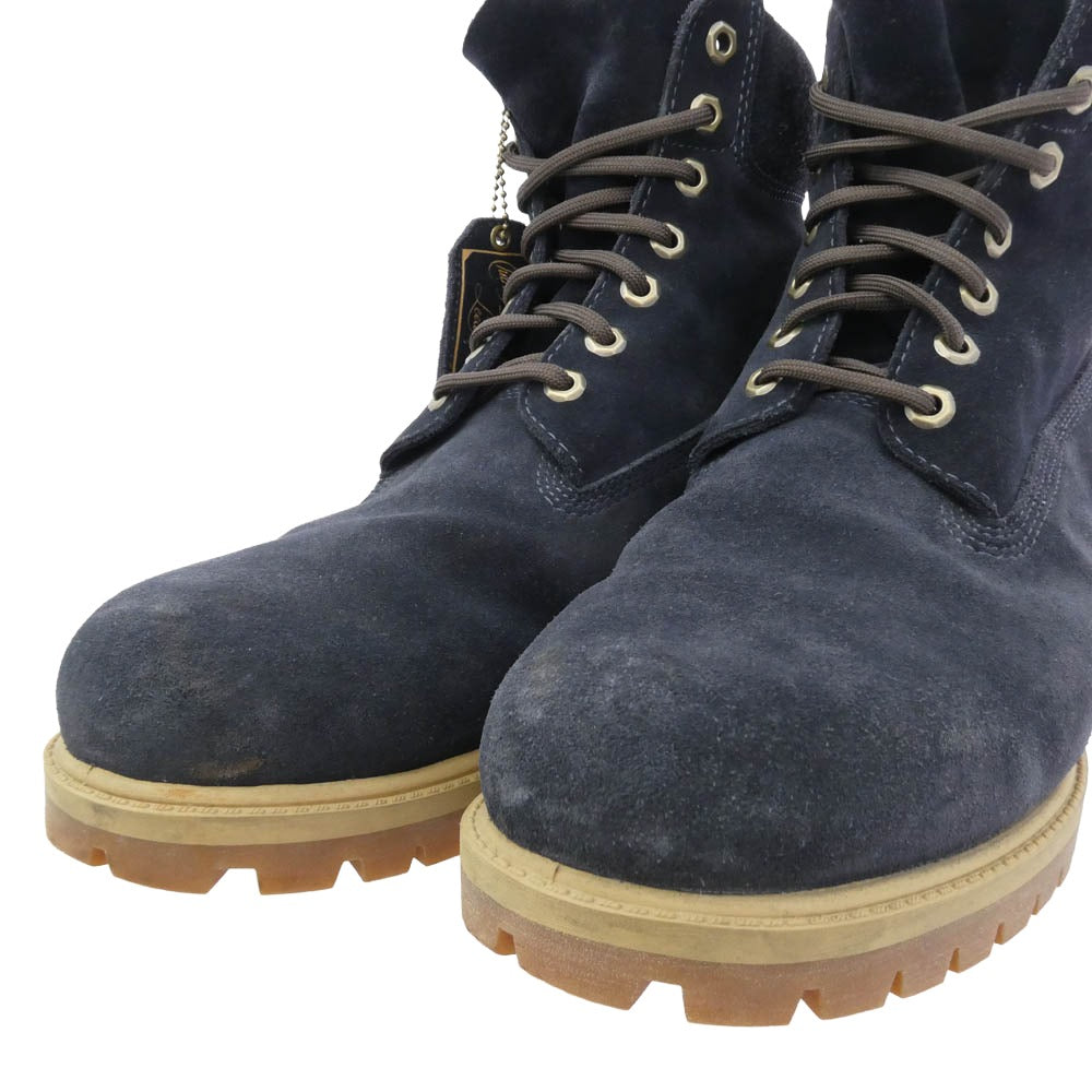Timberland ティンバーランド Heritage 6inch Lace Up Waterproof Boot ヘリテージ 6インチ レースアップ ウォータープルーフ ブーツ ダークネイビー系 29.5cm【中古】