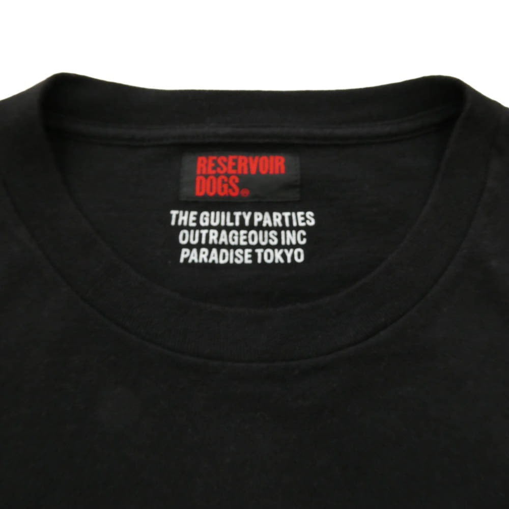 WACKO MARIA ワコマリア RESERVOIR DOGS CREWNECK T-SHIRT レザボア・ドッグス 半袖 Ｔシャツ ブラック系 XXL【中古】