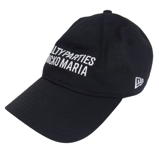 WACKO MARIA ワコマリア 24AW × NEW ERA ニューエラ ロゴ刺繍 キャップ 帽子 ブラック系【中古】
