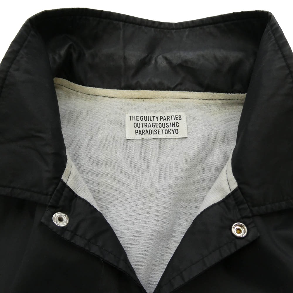 WACKO MARIA ワコマリア COACH JACKET 天国東京 コーチ ジャケット ブラック系 XL【中古】