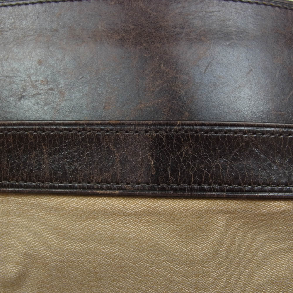 TUMI トゥミ 24105 レザー切替 ショルダーバッグ ベージュ系【中古】
