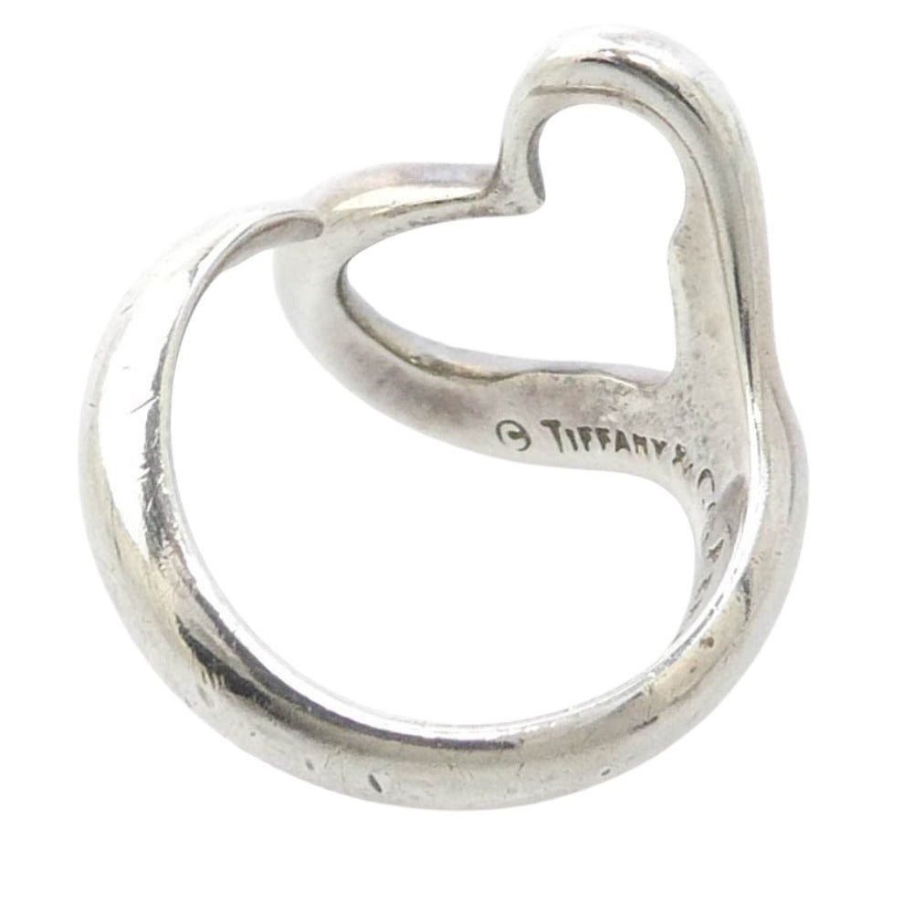 TIFFANY&Co. ティファニー オープンハート リング シルバー系 8号【中古】