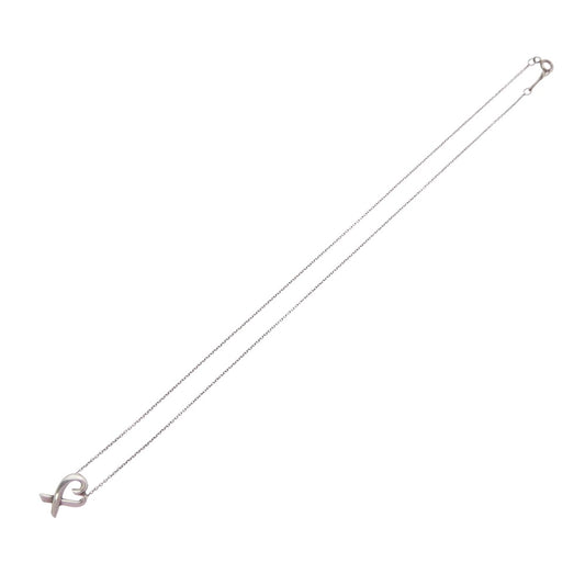 TIFFANY&Co. ティファニー ラビングハート ネックレス シルバー系【中古】